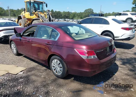 2009 Honda Accord 2.4 Lx from USA, damaged, VIN 1HGCP26309A019016